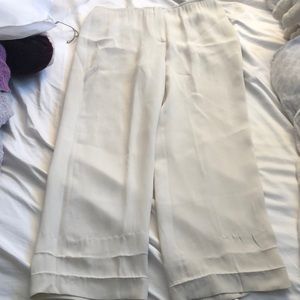 Cream color size small pants